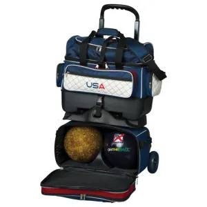 KR Strikeforce Royal Flush 4 Ball Roller USA Bowling Bag